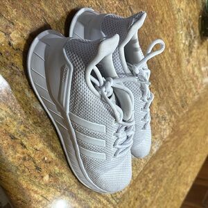 Adidas White Mesh Sneakers